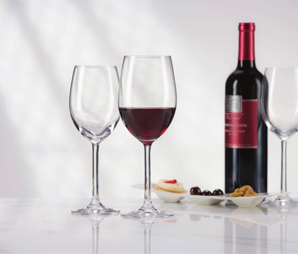 Angelina Angelina s durable bowls and stout stems create a value statement. This performance stemware will turn quickly through your ware washing and impress your quests every time.