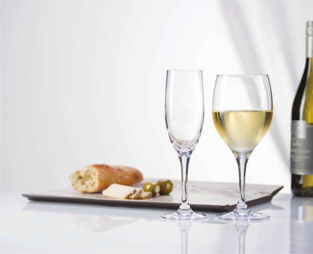 Nadine This durable stemware has a seamless transition from bowl to foot. Exceptional value is an attribute of all Stölzle products.