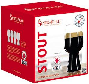 STOUT GLASS Following in the footsteps of their hugely successful IPA glass project, Spiegelau has partnered with two of the leading Stout brewers in the United States, Left Hand Brewing Company from