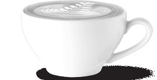 Drink chosen 'Home' icon Cappuccino 'Setting' icon Grind