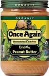 2/ 5 ONCE AGAIN Peanut Butter Smooth or crunchy, 16