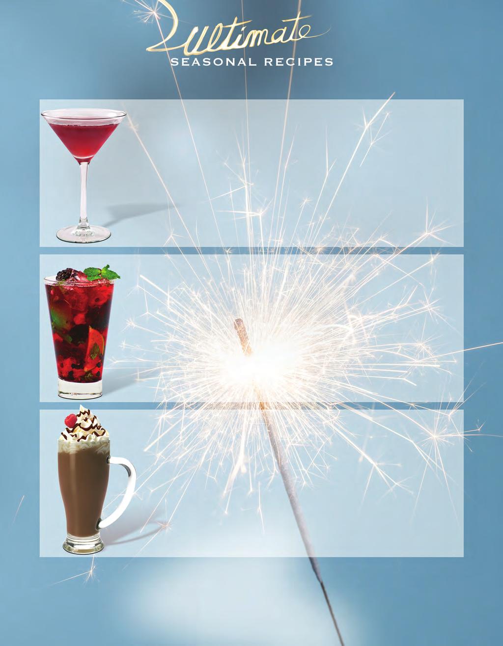 Cheers to new beginnings and tasty libations! Offer as is or make them skinny using our sugar free options. Pomegranate Cosmopolitan Glass size: 7 oz. 1 ½ oz. vodka 1/2 oz. triple sec liqueur 1/2 oz.