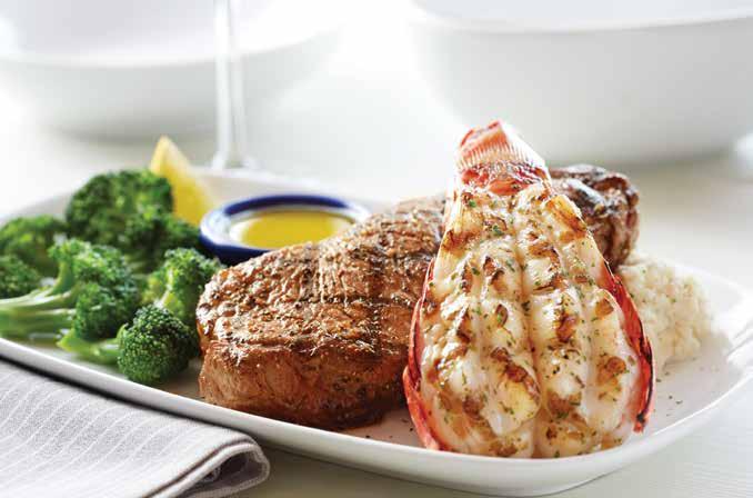 ENTRÉES Rock Lobster and NY Strip* LAND & SEA Steak & Rock Lobster Tail A