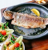 whole snapper in lemon garlic butter with tomato, chilli