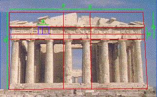 Parthenon in Greece ~ Front elevation is built on