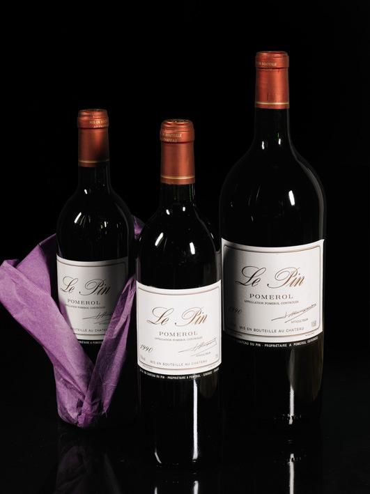 the 2005s (pictured left). Top wines from the landmark 2000 vintage are available in parcel quantities, including Latour, Margaux, and Mouton Rothschild.