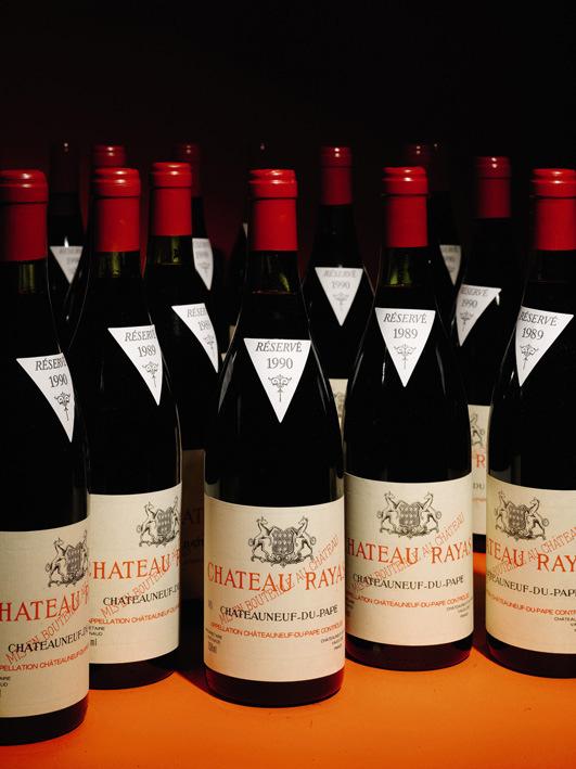 From the Rhône come 12-bottle lots of Château Rayas 1976, 1989 and 1990, estimated at 1,800-2,400 (lot 436), 4,000-5,000 (lot 439) and 8,500-10,000 (lot 440) respectively (pictured left).