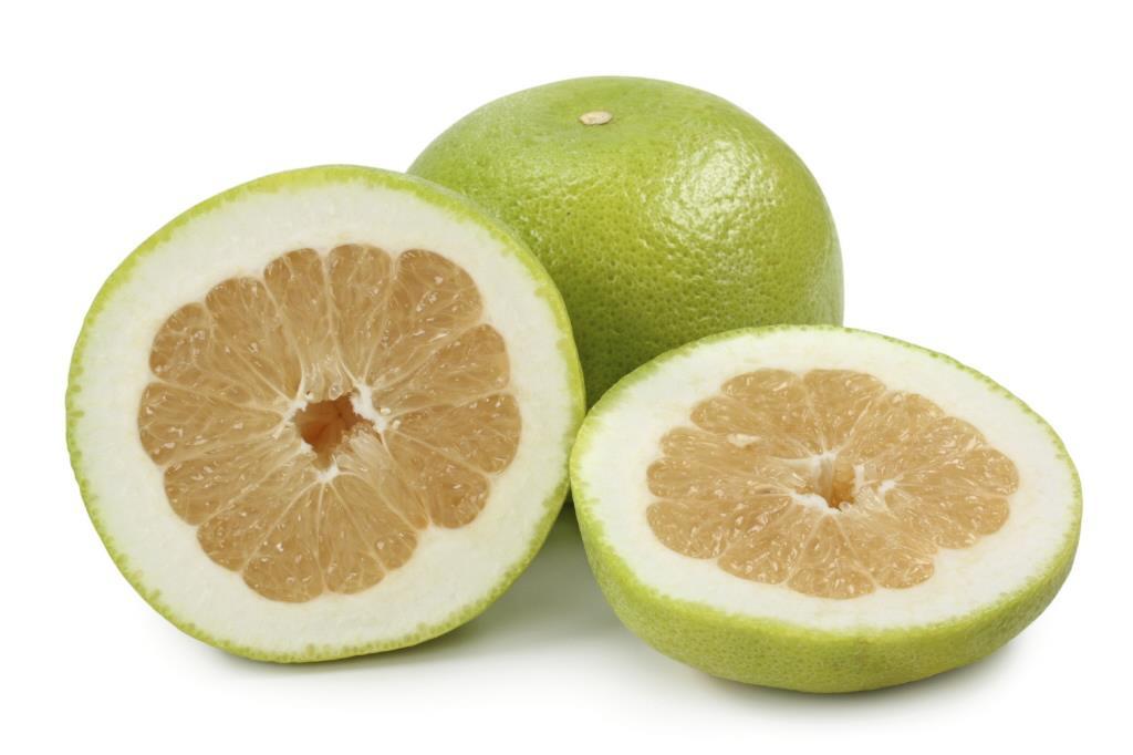 Oro Blanco or Melogold Grapefruit x pummelo hybrid Combines the seedlessness of a grapefruit