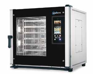 UNIVEX BAKERY OVENS Convection baking - High-speed fans ensure uniform heat distribution. Steam baking - Rapid steam generation means baking starts right away.