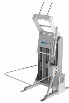 Available in three different discharge heights: 1.3 mt, 1.9 mt and 2.6 mt, for use with SL80RB - SL200RB. Maximum lift is 400kg.