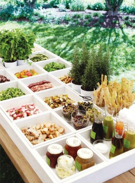 proteins to create a well balanced, healthy chilled buffet.