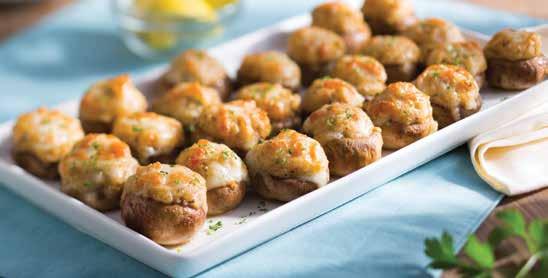 Appetizers stuffed mushrooms Baked with