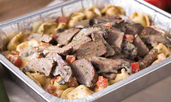 A La Carte Pans Braised Beef & Tortelloni (Serves 4-6) Tender slices of slow-braised beef,