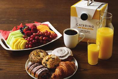breakfast beverage service FRESHLY BREWED Pick one: signature french roast (regular or decaf) tea (hot water with assorted herbal teas) HOT CHOCOLATE $17.50 (10 cups) $15.