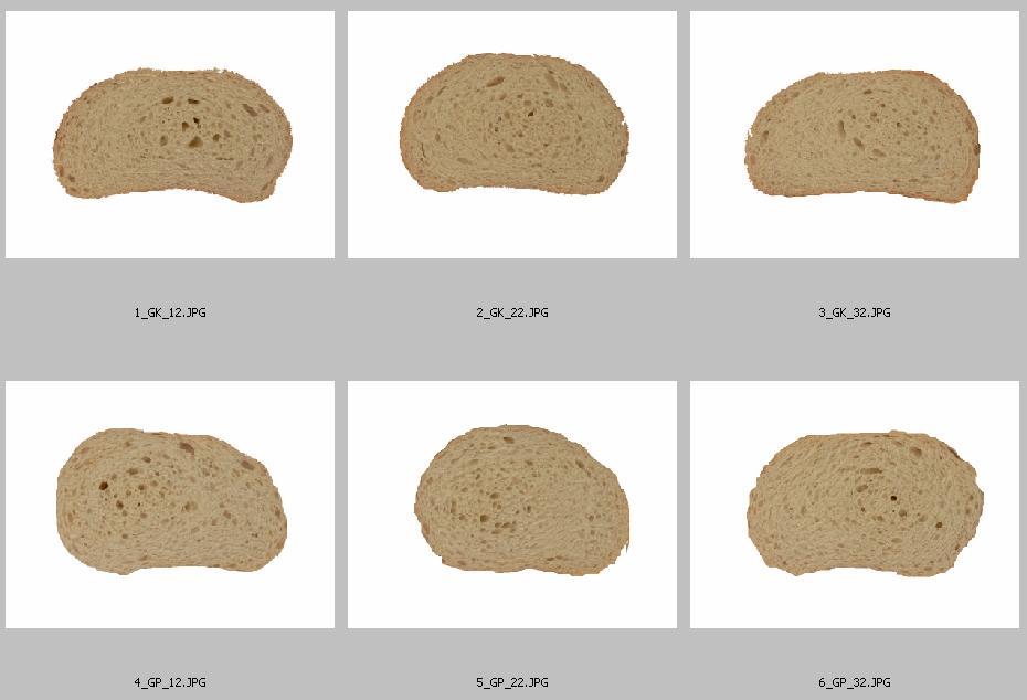 Figure 4 Possitive effect of improver addition on bread crumb properties (cv.