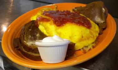 Pancakes, Waffles & French Toast For all Pancakes and French tost add two eggs any style you would like them for $1.00 Your choice of meat bacon or sausage add $1.