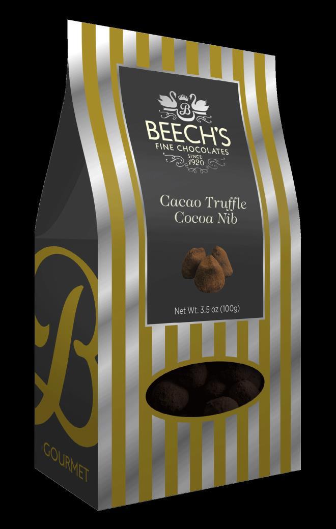 Cacao Truffles Cocoa Nib Cacao Truffles Chocolate Beech s new Cacao Truffles are absolutely melt in the mouth gorgeous.