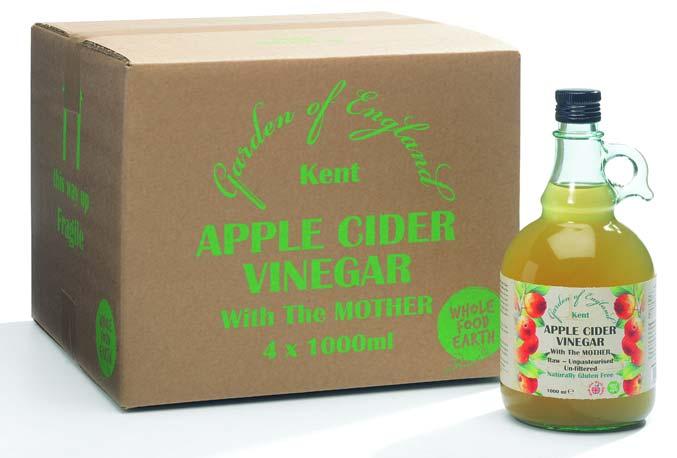 All our apples are sourced from Kent orchards which gives our Apple Cider Vinegar a distinctive taste of the Garden of England.