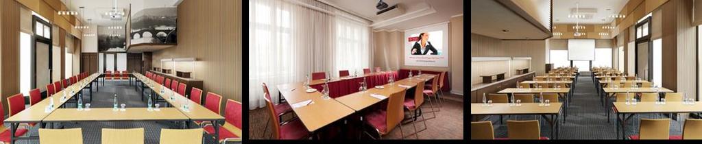 Conference facilities 3 meeting rooms with total capacity up to 100 people daylight in all rooms with possibility of dimming Free Wi-Fi technical equipment upon your requirements wide selection of