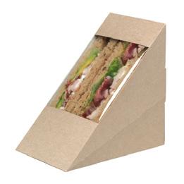 9 9.99 Baguette Boxes & Bags Compostable Film Sheets/Greaseproof Sheets Baguette boxes and bags are compostable. The boxes are made from cardboard and can be closed with tuck in tabs.