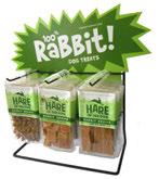 100 All-Natural American-Made Treats There is no better treat for your best friend than what Mother Nature intended - RABBIT!