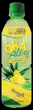 Oka Aloe Originating in 2008, 100% natural OKA Aloe juice is perfect for those looking to add a healthy drink option to their diet.