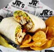 LUNCH DEALS SERVED 11:00 A.M. TO 4:00 P.M. MONDAY - FRIDAY Sandwiches are served with JR s homemade chips or beer battered fries. $5.99 $6.