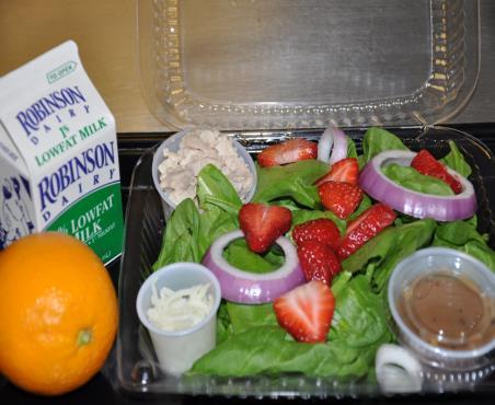 Spinach Strawberry salad with