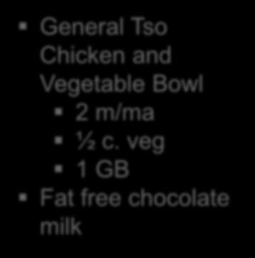 veg 1 GB Fat free chocolate