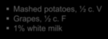 F 1% white milk
