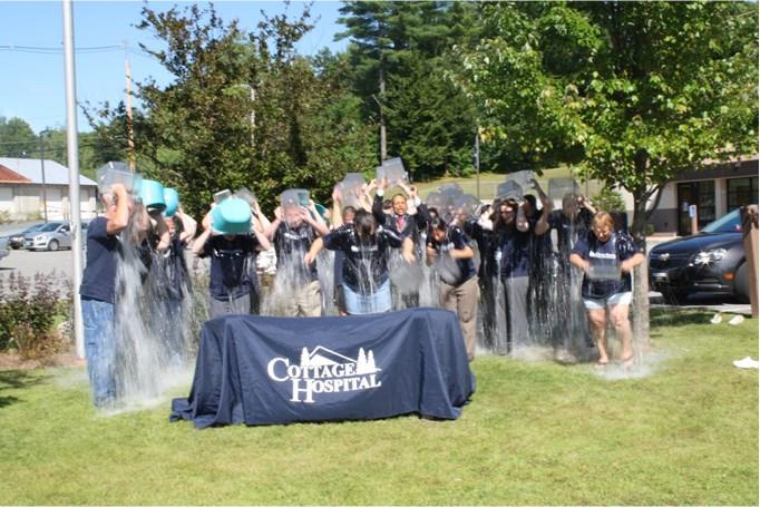 Page 5 COTTAGE HOSPITAL ICE BUCKET CHALLENGE FO R ALS!!!! VOLUME 1, I SSUE 1 Cottage Hospital was nominated by Woodsville Guaranty Saving Bank.
