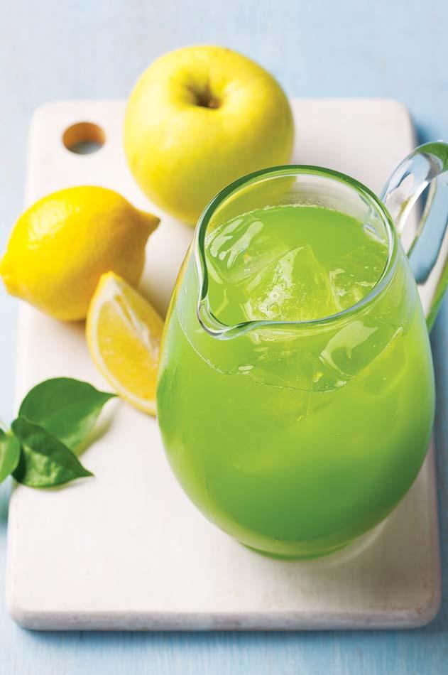 Beauty05 Green Lemonade A glass of lemonade on an empty stomach May eliminate toxins from your body. For your skin, drink a glass of lemonade instead of water for a detox effect.