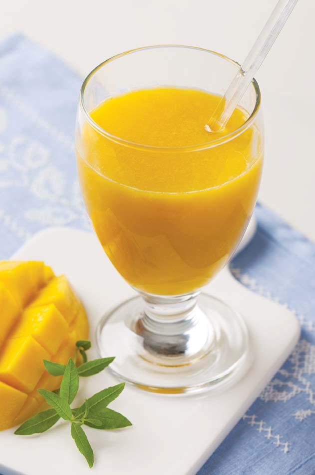 Best Healthy02 Mango Tango Coulis Natural sweet and scent will reenergize your body. 1 Peel the mango, peach and melon. Remove the seed and cut them as need to fit the chute.