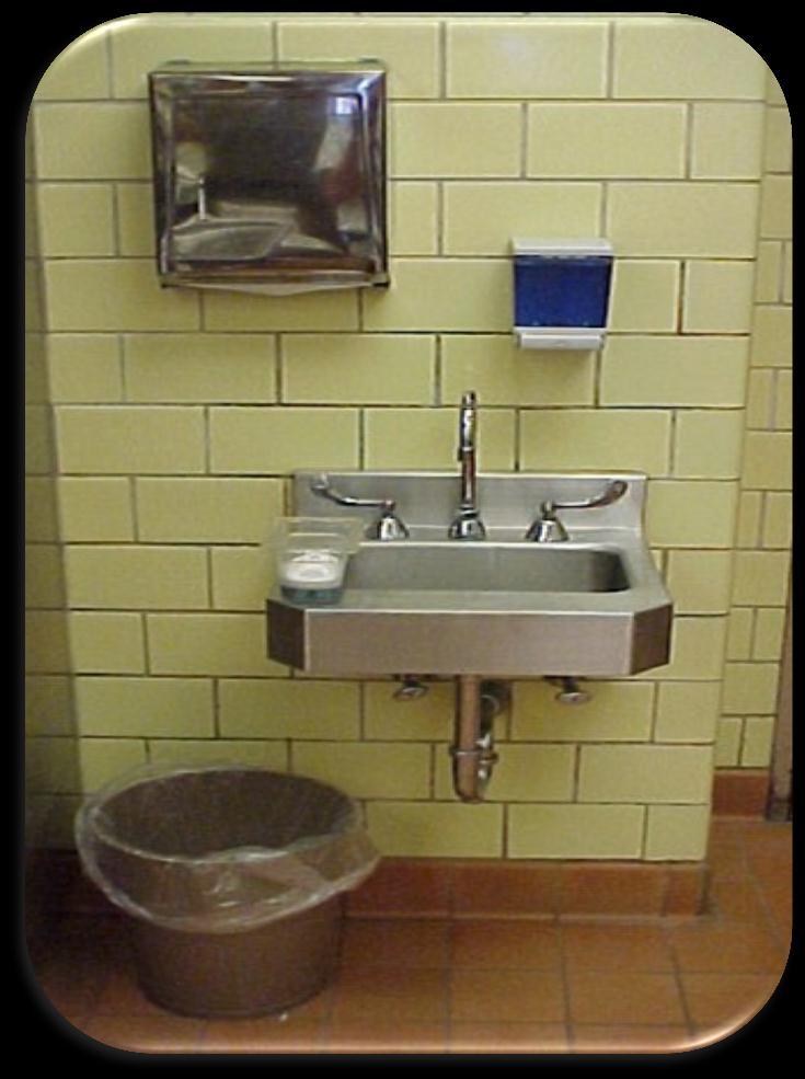 Location must be convenient and accessible by the employees Must be functional, used only for hand washing,