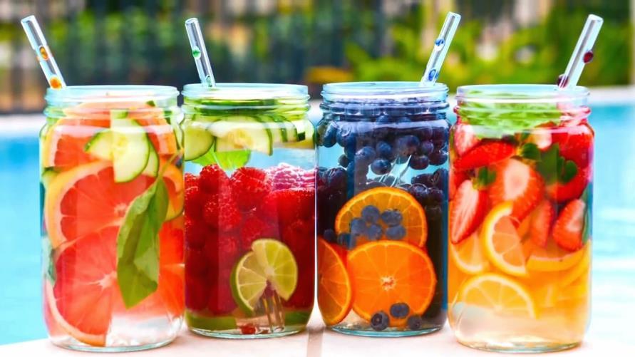 Hydration Infused water ideas Lemon and cucumber Strawberry and basil or