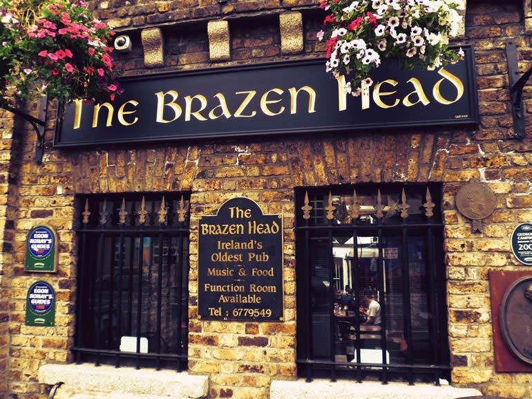 Suggested Restaurants in Dublin The Brazen Head Address: 20 Lower Bridge St, Merchants Quay, Dublin 8, D08 WC64 The Brazen Head could be the oldest Irish pub still active in Ireland!