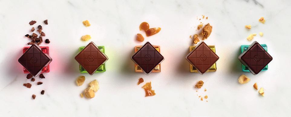 Discover all 15 flavours based on our authentic chocolate: classic, fruity or spicy.