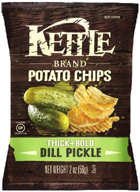 KETTLE CHIP THICK CUT DILL PCKLE 992823 KETTLE