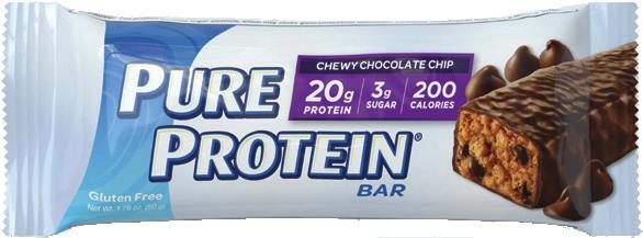 Pure Protein Bars are packed with protein an essential nutrient for optimal body function, strength and lean mass. MET-RX TTL. CT 9 CT COST $14.43 UNIT COST $1.60 SUG.