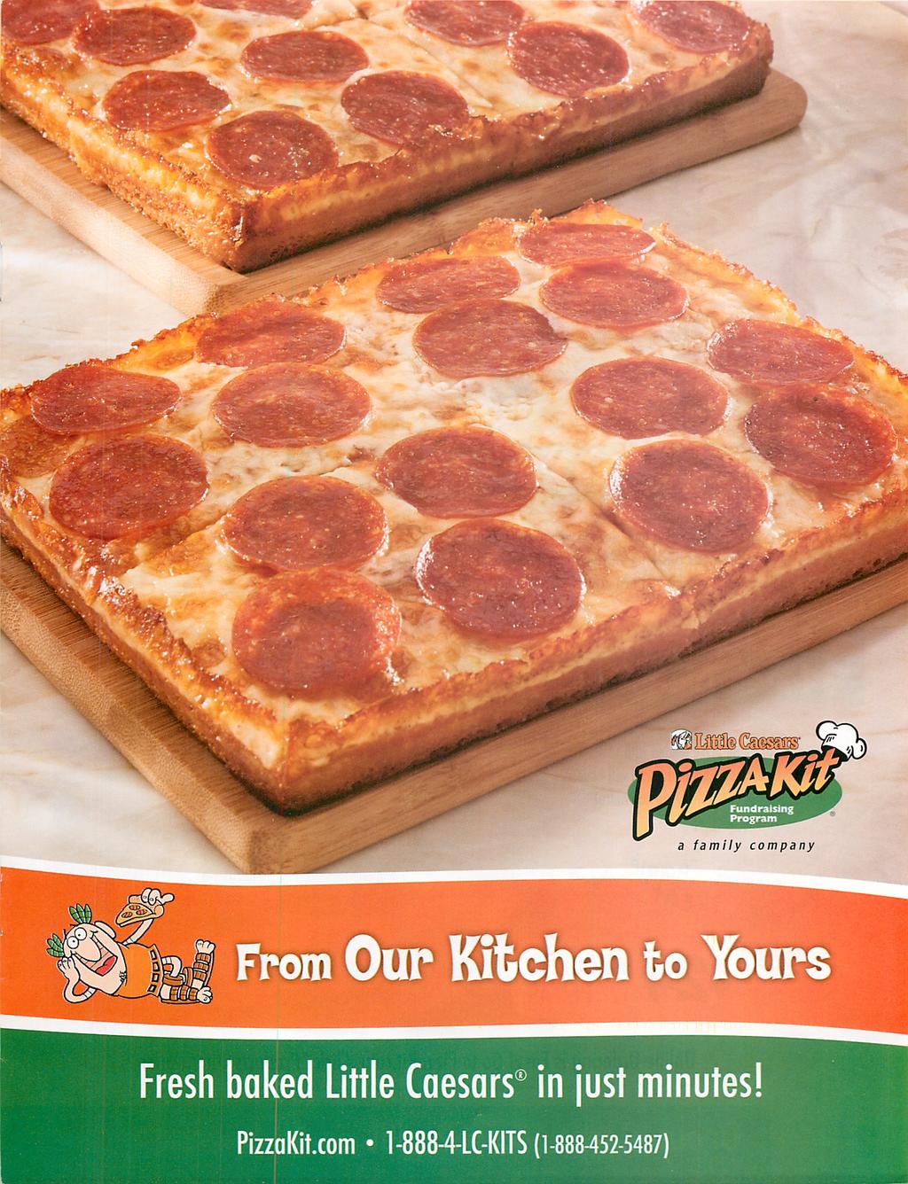 Fresh baked Little Caesars in just minutes!
