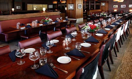 Table (Located in the Main Dining Room) Perfect for smaller groups, our Chef s Table is the