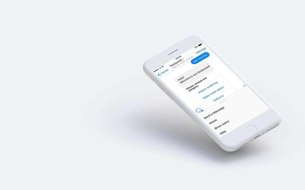 Our Solution WaitronBot is a simple and intuitive ordering chatbot, based on Facebook Messenger. Primarily, it was developed for restaurants to simplify and speed up order-taking routine.