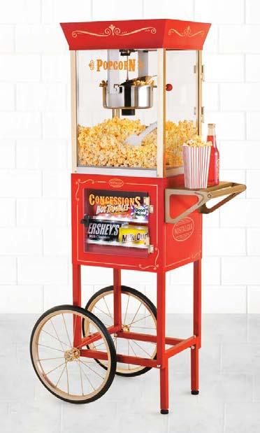 CCP810 CCP810 Popcorn Dispensing Cart Dispense popcorn right into a bucket or bowl with this gravity-feed popcorn dispensing system!