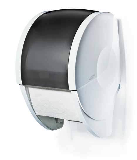 Service made easy A multiroll replaces up to four typical rolls of toilet paper.