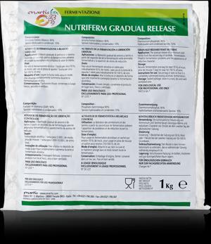 Nutriferm Gradual Release DAP+ (90%), Gallic tannin, and Untoasted oak tannin Slowly releases NH 4 + Permeability dependent on [EtOH]