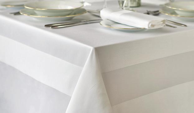 RESTAURANT & CATERING SERVICES CREATE THE PERFECT SETTING FOR YOUR GUESTS TABLE LINEN Being shown to a