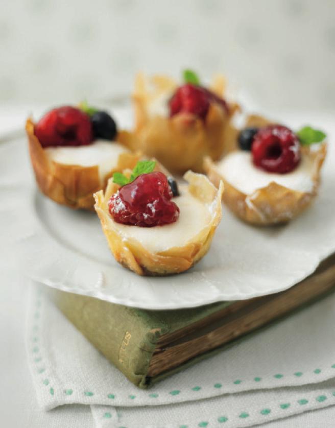 White Chocolate and Raspberry Tartlets Method Makes 12 small tartlets An irresistible mouthful of chocolate and fresh berries perfect for enjoying on a quiet afternoon while immersing yourself in a