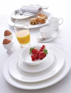 Dinnerware Collections Infinity bone china Beautifully translucent, yet lightweight & strong, it can only come from Arcoroc s new bone china pattern, Infinity.