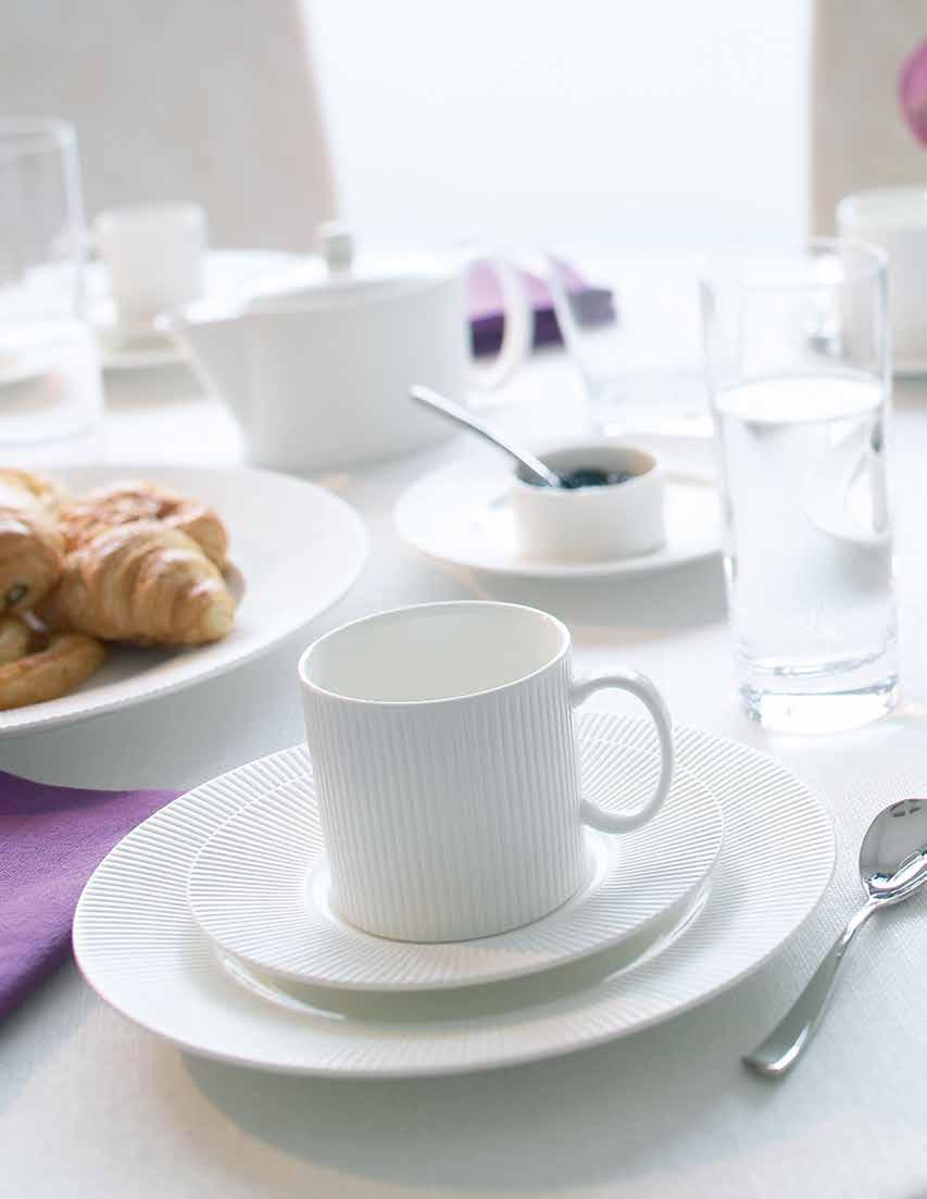 With modern clean lines and perfect curves, Ginseng Dinnerware gives culinary presentations