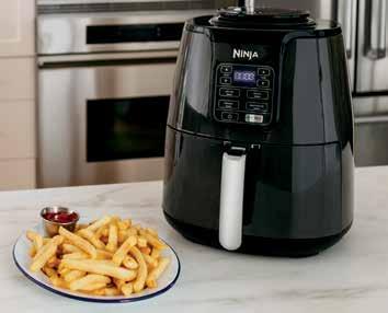 FROZEN FRENCH FRIES COOK: 20-23 MINUTES MAKES: 5 6 SERVINGS 1 pound frozen French fries HAND-CUT FRIES PREP: 10 MINUTES COOK: 20-25 MINUTES MAKES: 5-6 SERVINGS BASICS TIP: For crispier fries, shake